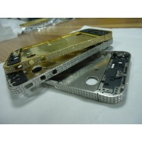 Iphone 4 4G diamond Mid frame Gold with side buttons screw